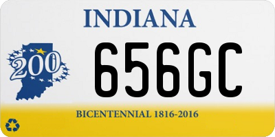 IN license plate 656GC