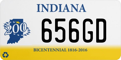 IN license plate 656GD