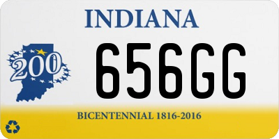 IN license plate 656GG
