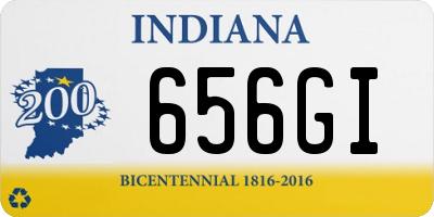 IN license plate 656GI