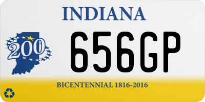IN license plate 656GP