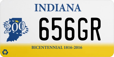 IN license plate 656GR