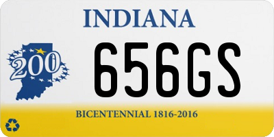 IN license plate 656GS