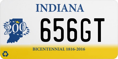 IN license plate 656GT