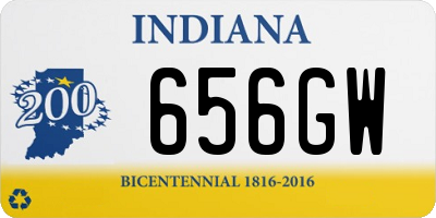 IN license plate 656GW