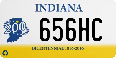 IN license plate 656HC