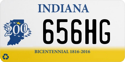 IN license plate 656HG