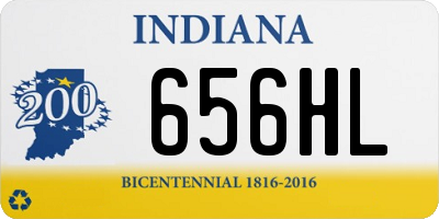 IN license plate 656HL