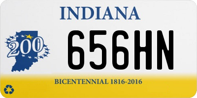 IN license plate 656HN