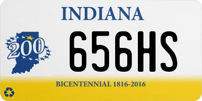 IN license plate 656HS