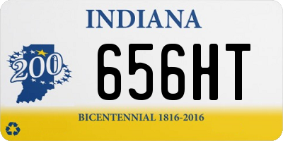 IN license plate 656HT