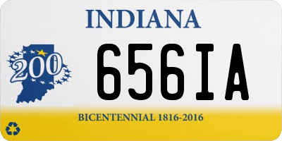 IN license plate 656IA