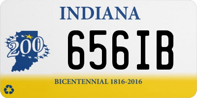 IN license plate 656IB