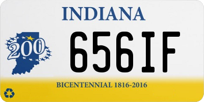 IN license plate 656IF