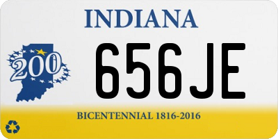 IN license plate 656JE