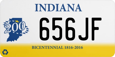 IN license plate 656JF