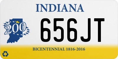 IN license plate 656JT