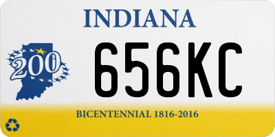 IN license plate 656KC