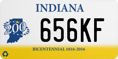 IN license plate 656KF