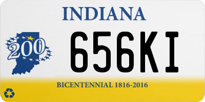 IN license plate 656KI