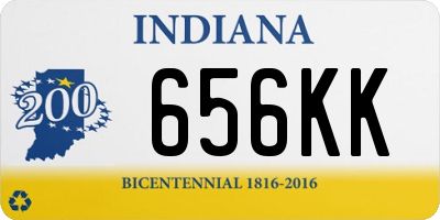 IN license plate 656KK