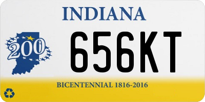IN license plate 656KT