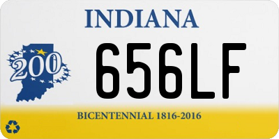 IN license plate 656LF