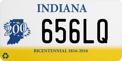 IN license plate 656LQ