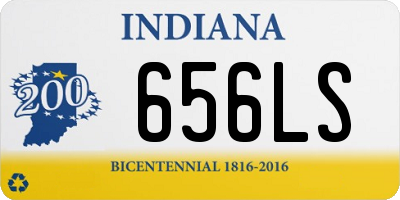 IN license plate 656LS