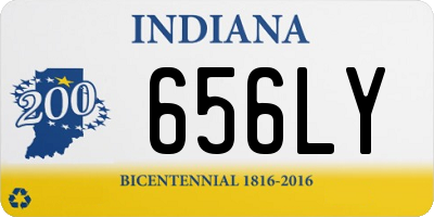 IN license plate 656LY