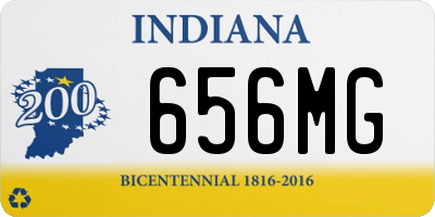 IN license plate 656MG