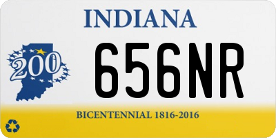 IN license plate 656NR