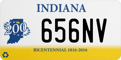 IN license plate 656NV