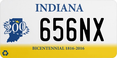 IN license plate 656NX