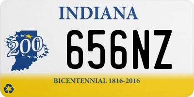 IN license plate 656NZ