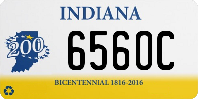IN license plate 656OC