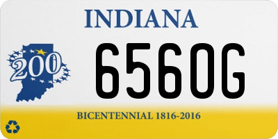 IN license plate 656OG