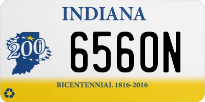 IN license plate 656ON