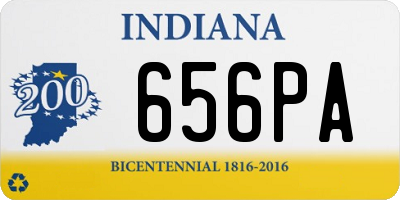 IN license plate 656PA