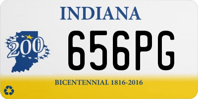 IN license plate 656PG