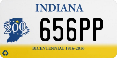 IN license plate 656PP