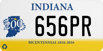 IN license plate 656PR