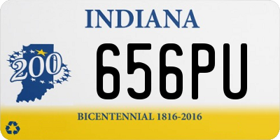 IN license plate 656PU