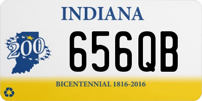 IN license plate 656QB