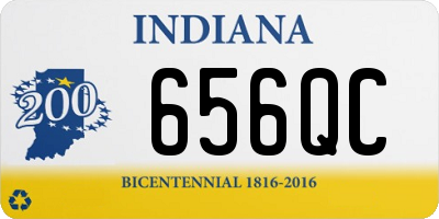 IN license plate 656QC