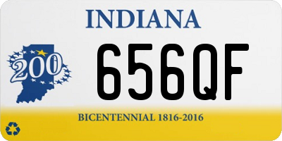 IN license plate 656QF