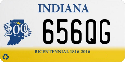 IN license plate 656QG