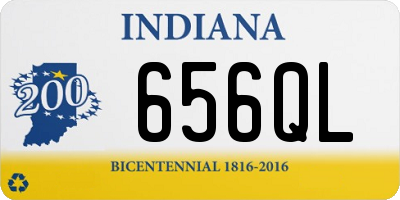 IN license plate 656QL