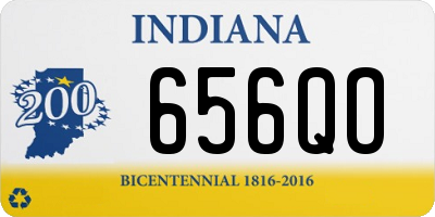 IN license plate 656QO