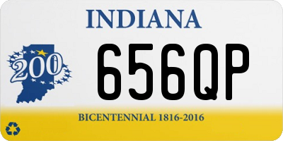 IN license plate 656QP